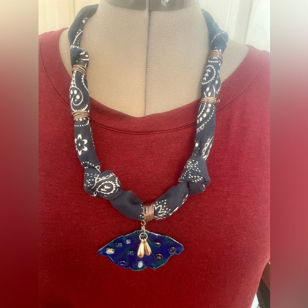 Ginkgo Biloba Natural leaf pendant necklace